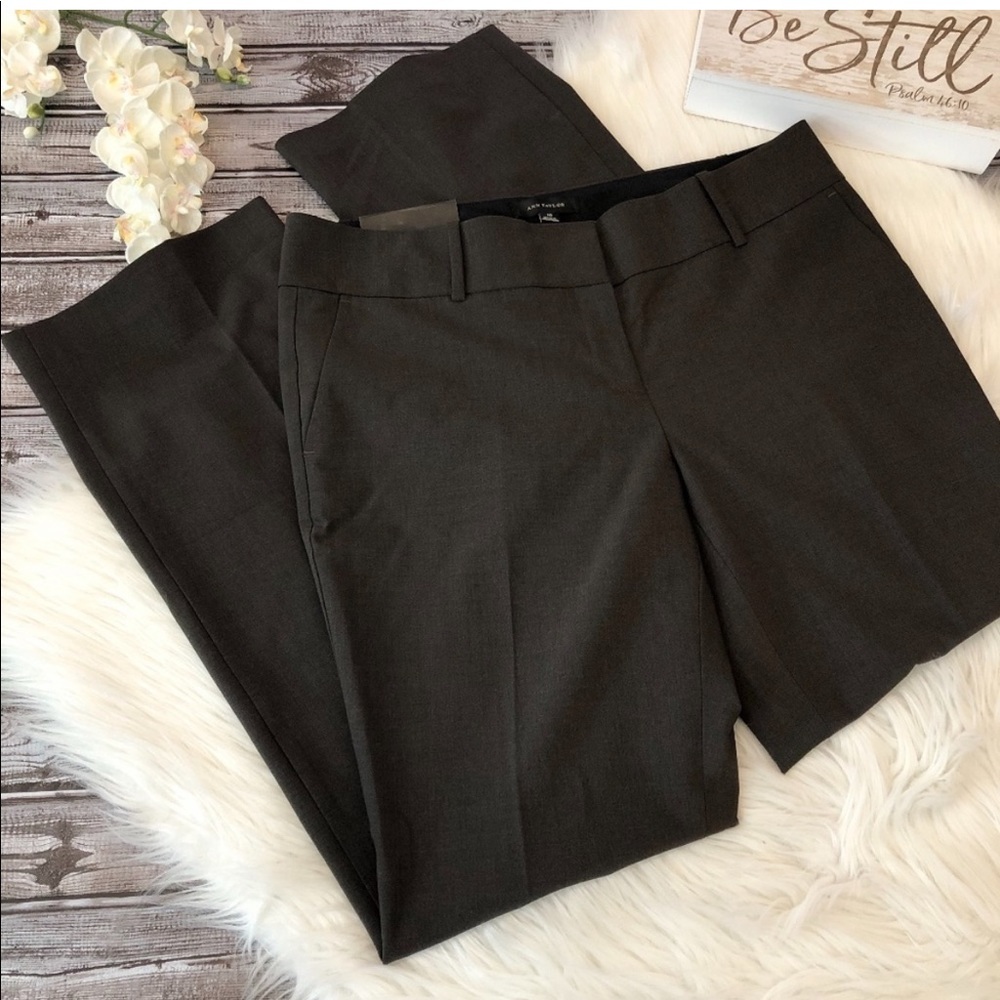 Ann Taylor DEVIN Trouser Pants Straight Leg, 10